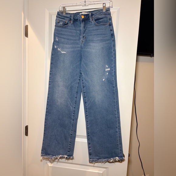 Altar'd State | Distressed Wide Leg Jeans - Picture 2 of 5